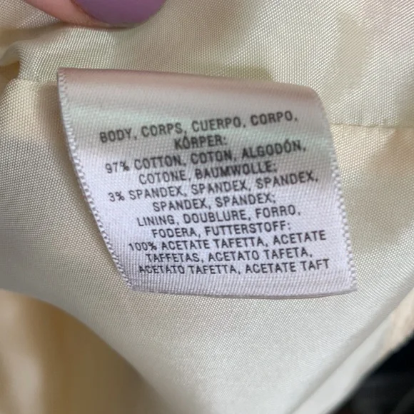 Anthropologie Maeve Tea Garden Sheath Dress Ivory Floral Sleeveless W-792 Size 8 - Picture 7 of 11